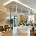 Hotel Luxus hängende Kristallkugel Kronleuchter Pendelleuchte